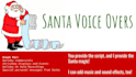 do a santa claus voice over