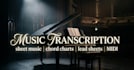 transcribe music into professional sheet music