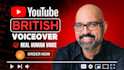 be your youtube male english voice over artist, human voiceover not ai