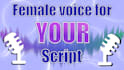 record voice lines for games, animation, or narration