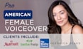 record an american female voiceover