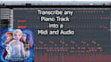 transcribe any piano audio track into midi