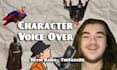 record a professional character voice over