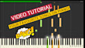 make synthesia piano tutorial of your favourite songs