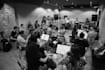 record live strings section in professional studio