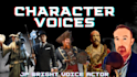 voice over human male character voices for video games and cartoon