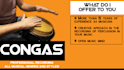 record congas in your musical production