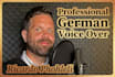 record a professional and clear german male voice over