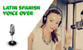record professional latin spanish voice over