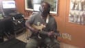 play muted plucked guitar on your reggae song
