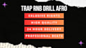 produce a exclusive custom rap, hip hop, afrobeat trap beat