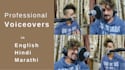 record a marathi voiceover in the desired quality and tone
