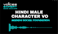 do professional voice over in hindi
