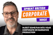 deliver an engaging british corporate narrative voice over