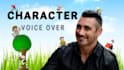 record a character voice over