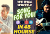 produce custom song for you in 48hours