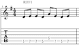 create a guitar tutorial for the song you want