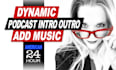 do american female voice over for podcast intro and outro