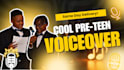 record a professional pre teen voiceover