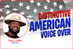 record a professional friendly male voice over in english african american