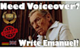 record your old man english or german voiceover