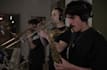 record a live horn section trumpet, sax, trombone, brass
