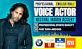 record professional male neutral english voice over for you