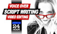 record audio description voice over for visually impaired