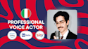 record a professional italian voiceover extra fast