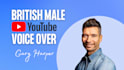 record your british male voice over in 24 hours