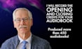 recording the opening and closing credits for your audiobook
