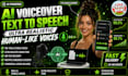create real human like ai voice over text to speech
