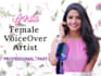 dub female indian voice over in hindi or english for characters