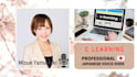 provide authentic japanese voiceover for your projects