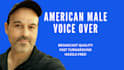 record a full service american male voice over  narration