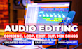edit, cut, mix or remix songs for your performance