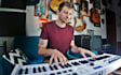 record a piano or keyboard track for your song
