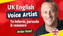 do conversational corporate video explainer voice over in british english