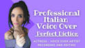 record a pro italian voice over