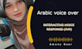 record a professional arabic voice over for your script