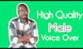 record a professional HQ male voice over