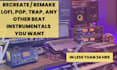 produce or remake any song or beat to avoid copyright