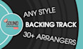 do backing track in any style and complexity