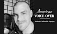 deliver a gritty raspy american male voice over or narration