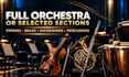 create realistic string brass orchestra for your song or melody