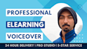 record male indian english voiceovers for elearning