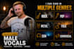sing powerful professional male lead vocals for your song