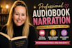 professionally narrate your audiobook for acx audible