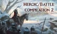 compose heroic battle music for a video game or film