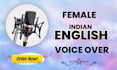 record female indian english voice over